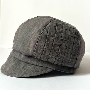 Scala Pronto Classic Baker Boy Newsboy Cotton Gray Cap Hat